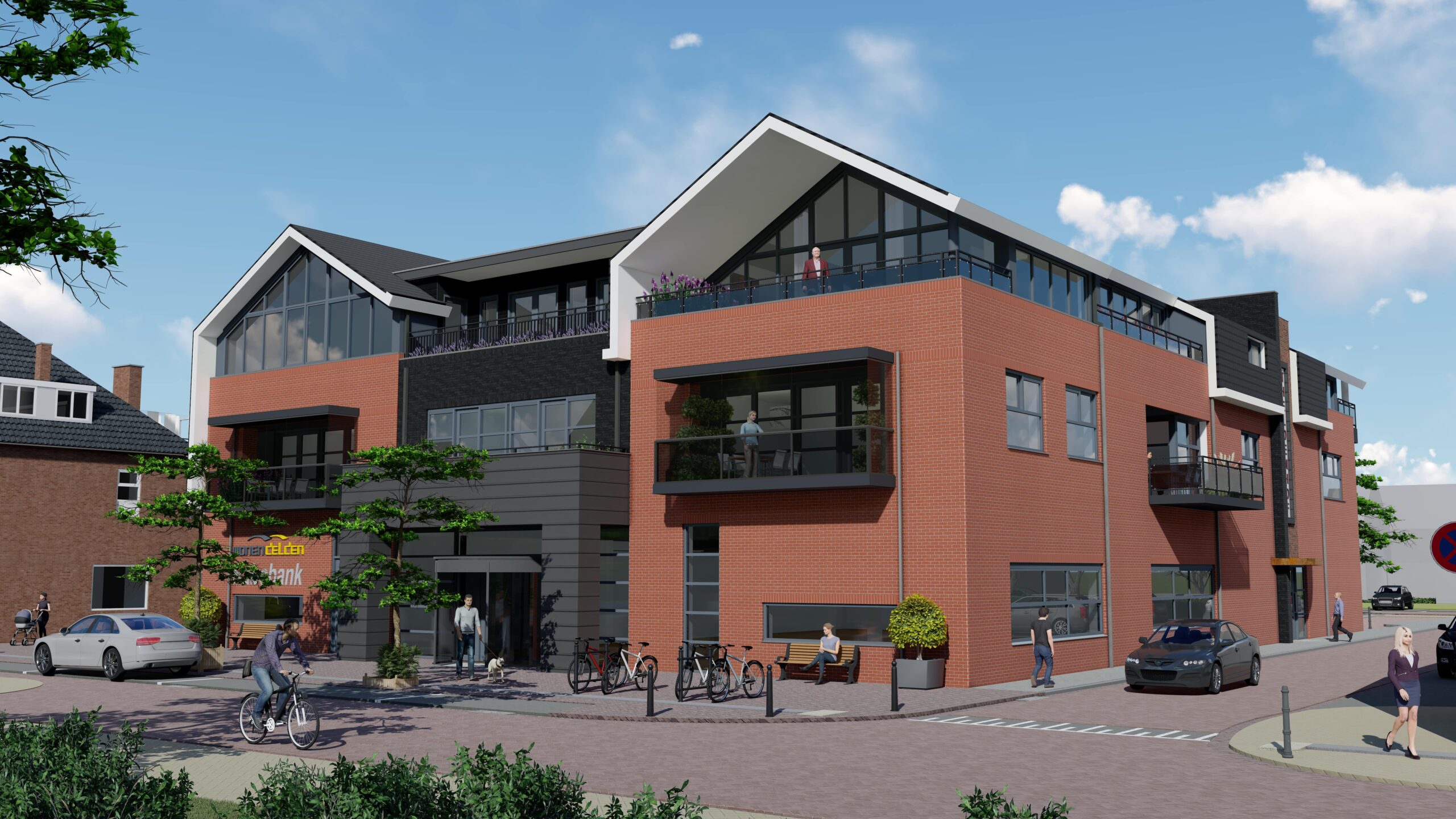 Lees meer over het artikel Tubantia: Appartementen en penthouses in voormalig Rabobank pand Delden
